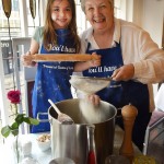 Now You're Cooking! Launch of Treasured tastes Of Scotland at the Willow Tearooms,Glasgow Pic shows Darcy Burnham (7) from Troon with Shirley Spear , owner of the world renowned restaurant The Three Chimneys in Skye.